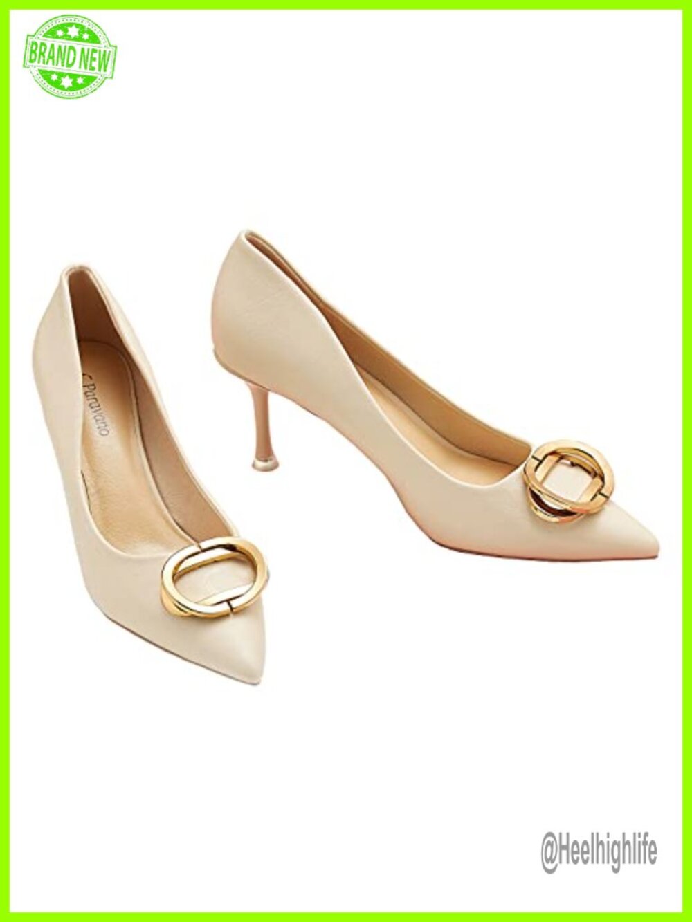 Women's Kitten Heel Pointed Toe Pumps Slip-On Dressy Office Shoes